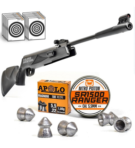 Rifle Nitro Piston Aire Comprimido Fox Sr1500 Ranger  5,5mm