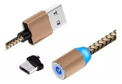 Cable Magnetico Micro Usb Metalico