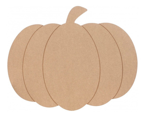 Calabaza Hallowen Madera Mdf