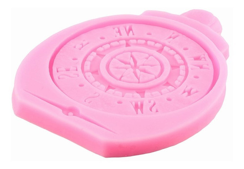 Molde De Engranajes Brújula 3d Para Fondant Pasta Resina