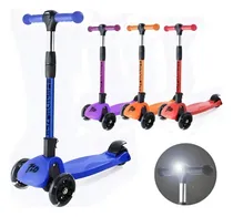 Comprar Monopatín Scooter 720 X-3 Plegable + Luces Led | Favio Sport Color Rojo Scooter 720 X3