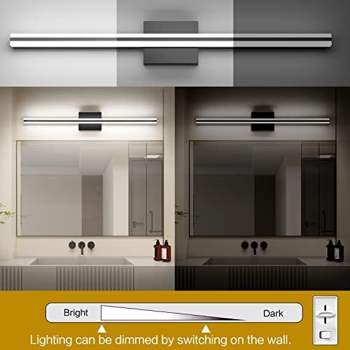 Solfart Accesorios De Tocador De Baño Led Regulables Sobre P