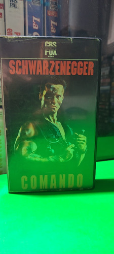 Comando Vhs Arnold Schwarzenegger Solo La Caja Sin Vhs