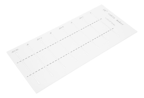 Regla Para Coser A Mano, 10 Pulgadas, Para Acolchar Cabañas