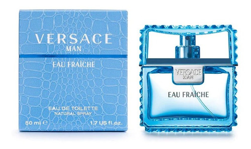 Versace Man Eau Fraiche Edt 50ml Silk Perfumes Original