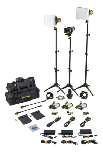 Dedolight Dled3 Turbo 3-light Standard Daylight Kit