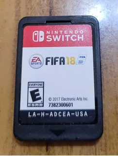 Fifa 18 Nintendo Switch Sin Caja