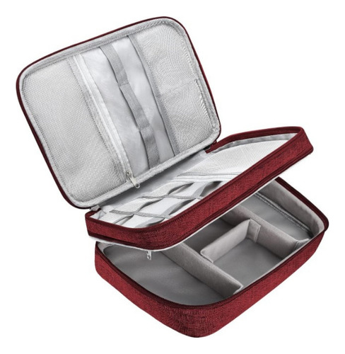 Estuche Organizador De Cables, Cargador,usb Tablet Pc Grande