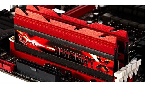 Imagem 2 de 4 de Memoria Gskill Trident X 16gb Ddr3 2400mhz Cl10 4x4gb