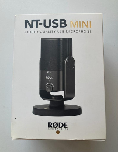 Micrófono Rode Nt-usb Mini Negro  