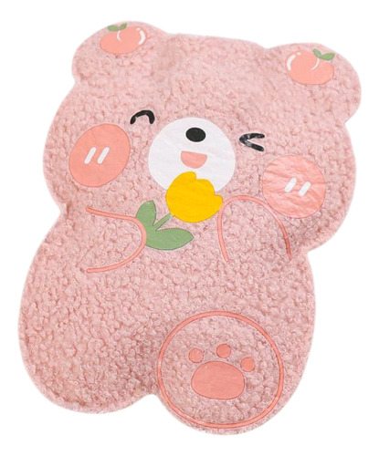 Mini Bolsa De Agua Caliente Tapón 350ml Kawaii Cute Animals Osito Rosa