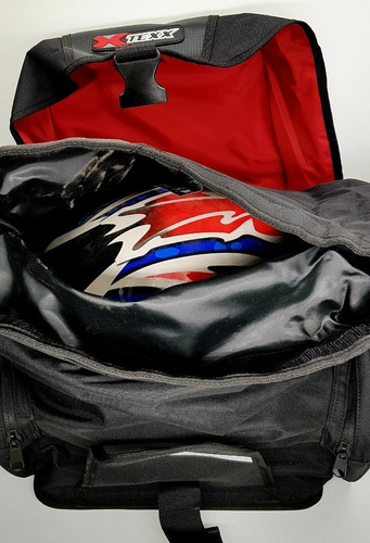 Alforge Traseiro Mala Bagageiro Moto Com Capa Impermeável