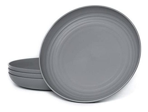 Platos - Genlge Unbreakable Dinner Plates, 10 Inch Reusable 