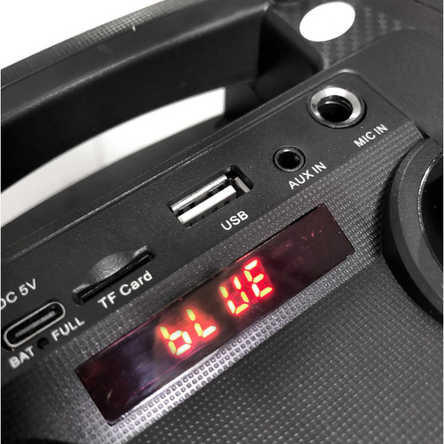 Caixa De Som Hype Led Rgb Controle Multimidia 150w Letron