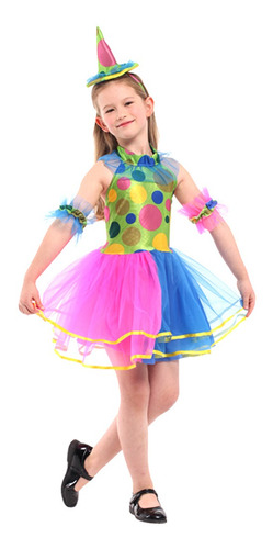Vestido De Payaso Infantil De Carnaval Metro Vestido De Payaso Infantil De Carnaval Metro