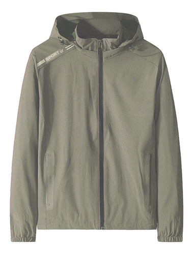 Chaqueta Cortavientos E Impermeable Talla Grande 3312 [u]