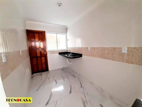 Imagem 3 de 9 de Bairro Residencial Maracanã Em Praia Grande. Linda Casa Alta De Condomínio Novo Para Venda, Contendo 02 Dormitórios - Ca4281