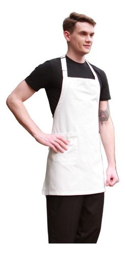 Pechera Chef/garzon Unisex Blanco