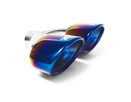 Colilla De Escape Deportiva Dual Blue Flame Avt205 Bt