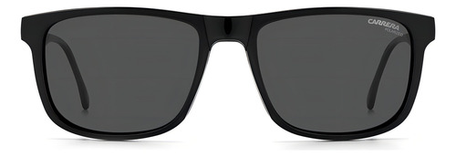 Óculos De Sol Solar Carrera 8053/cs Clip-on Preto Polarizado