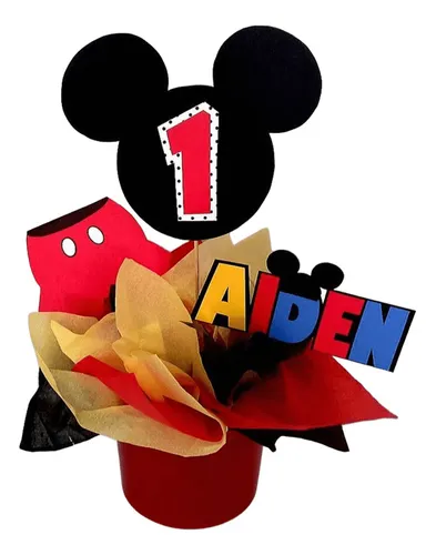Centros De Mesa Infantiles Super Originales Cars Mickey