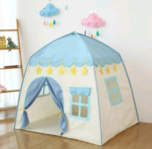 Barraca Tenda Casa Cabana Infantil Azul