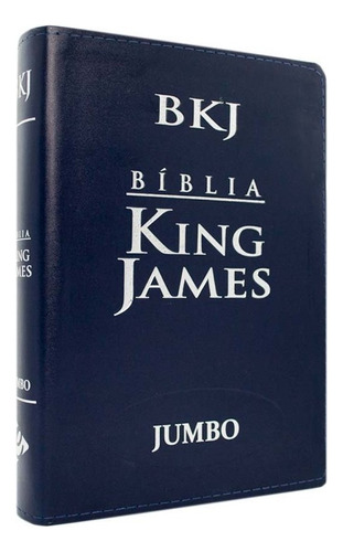 Bíblia King James Atualizada Letra Jumbo Capa Luxo Azul: Bíblia King James Atualizada Letra Jumbo Capa Luxo Azul, De #n/a. Série 1 Editora Ebenezer, Capa Mole, Edição 1 Em Português, 2022