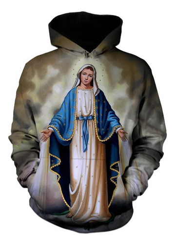 Impresión 3d De La Sudadera Con Capucha De La Virgen María