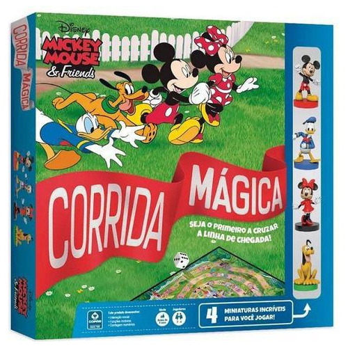 Jogo De Tabuleiro Corrida Mágica Disney Mickey Mouse - Copag