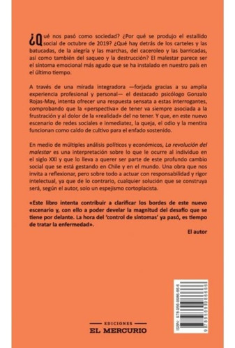 La Revolución Del Malestar - Rojas May O - Mercurio - Libro