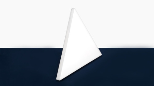 Tela Painel Triangular Para Pintura - 70 Cm - 12 Unidades