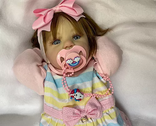 Bebê reborn realista com corpinho todo em silicone, Bebês Realistas arte  Reborn Entrega em 3 a 7 dias