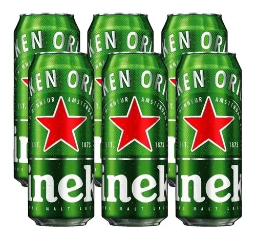 Haz un experimento Supresión Insatisfecho Cerveza Heineken Lata 473ml Pack X6 - Fullescabio Oferta