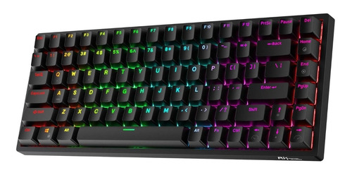 Imagen 1 de 8 de Teclado Inalambrico Gamer Rgb Royal Kludge Rk84 Tkl Blue S