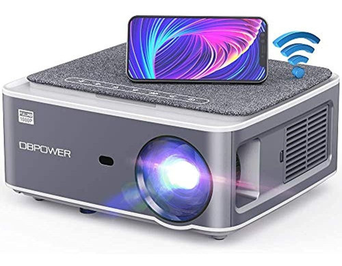 Dbpower Native 1080p Wifi Projector, 8500l Full Hd Outdoor M