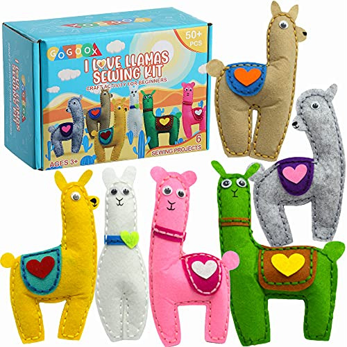 I Love Llamas Kit De Costura Aprende Coser Kit De Costu...