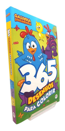 Imagem 2 de 3 de Livro Infantil 365 Desenhos Para Colorir Galinha Pintadinha