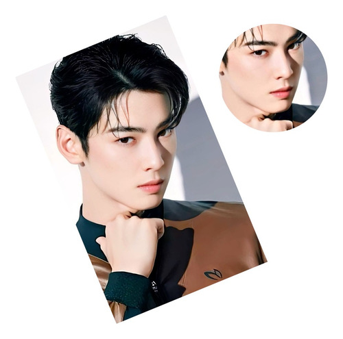 Frazada Cobija Cha Eun Woo Individual Sublimada Ultra Suave Blanco Nunu