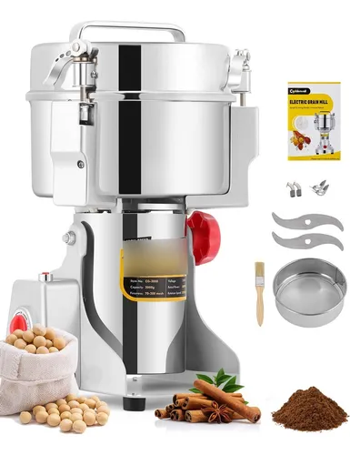 Cgoldenwall Molinillo Eléctrico De Grano De 88.18 Oz, Moli.