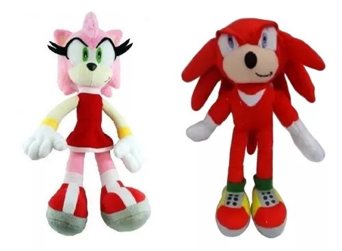 Boneco Pelúcia Sonic Grande 36 Cm Antialérgico