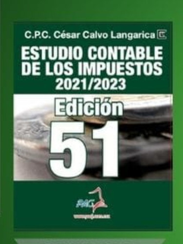 Estudio Contable De Los Impuestos 2021 - 2023 - C. Calvo L.