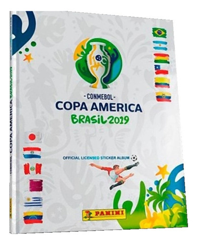 Copa América Brasil 2019 Panini Tapa Dura Sellado Pasta Dura