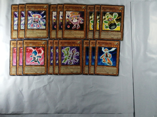 Base Deck Pilas Batteryman 18 Cartas Yugioh