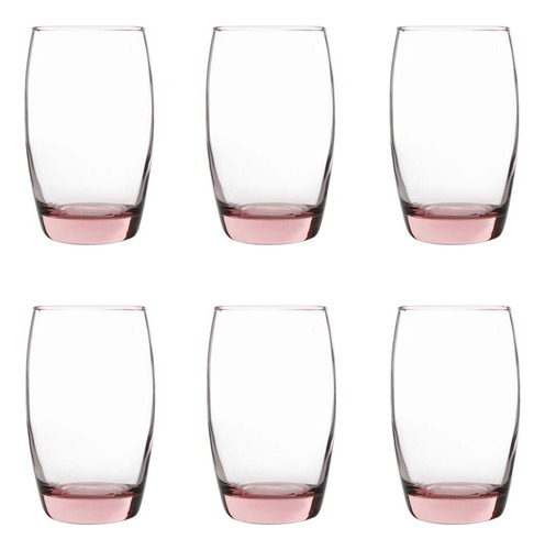 Set 6 Vasos Capri Vasos De Vidrio Vaso 350 Ml
