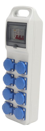 Enchufe Industrial Portátil De 8 Vías Ip65 A Prueba De Agua