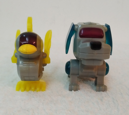Juguetes Mcdonalds Colección Mascota Perro Y Pájaro Robots (Usado)