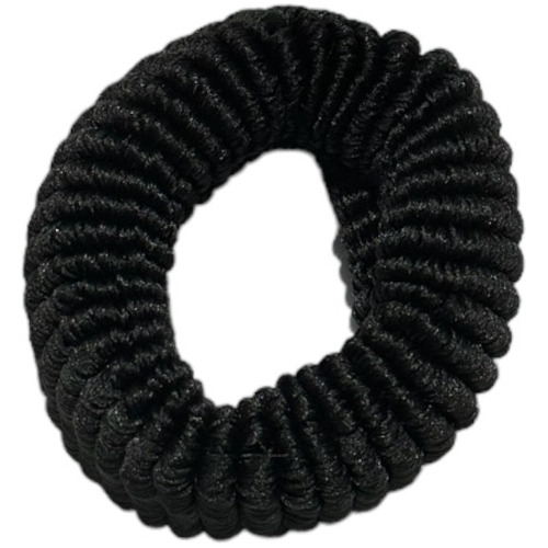 12x Elastico Cabelo Rábico Xuxão Grande Preto - Xuxinha Liso