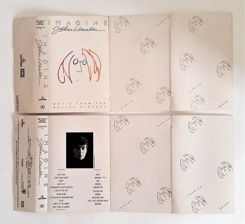 Tk0m Fita K7 John Lennon Imagine Movie Vol.1 + Vol.2