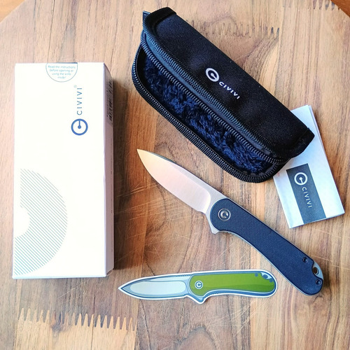 Canivete Civivi Elementum C907-a / G10 Aço D2 Preto