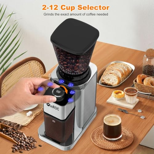 Molinillo De Café Con Rebabas Cónicas, Antiestático, Eléctri